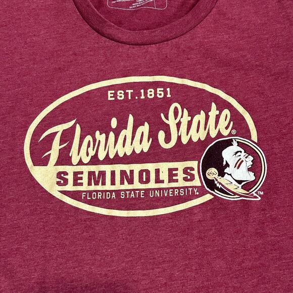Campus Heritage Florida State Seminoles Shirt Juniors L Short Sleeve Crewneck - Picture 4 of 7